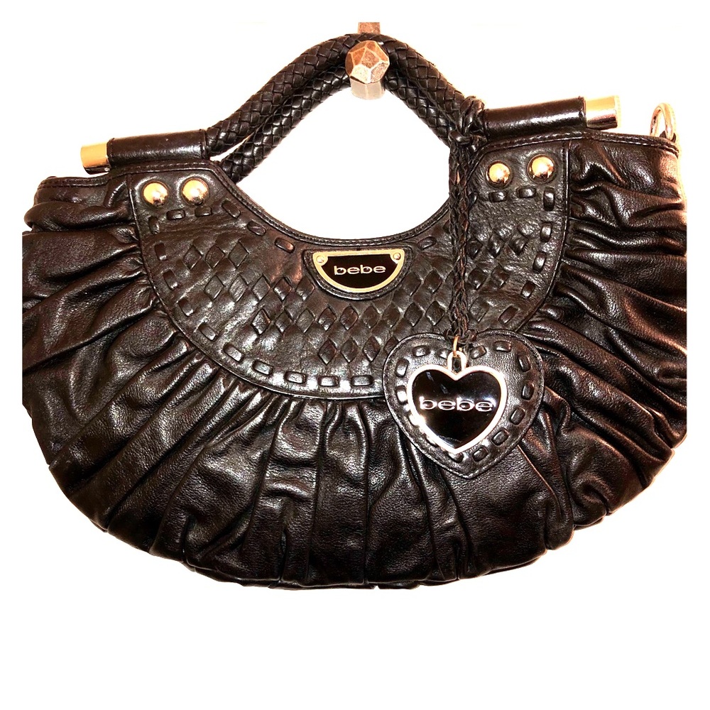 BEBE Black baguette shapes Purse